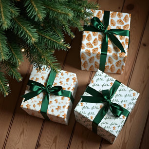 Fa La Watercolor Lebkuchen Cookies Weihnachten Geschenkpapier Set