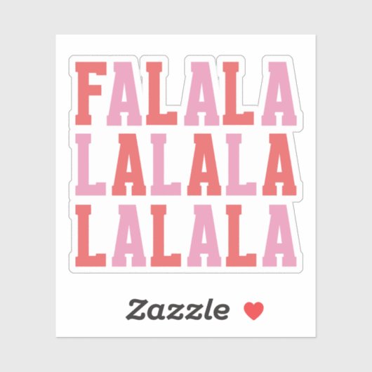 FA LA | Weihnachten Aufkleber (Blatt)