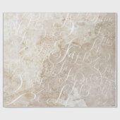 Fa la Wirbel Extravagant - Weihnachtskalligrafie Geschenkpapier (Flach)