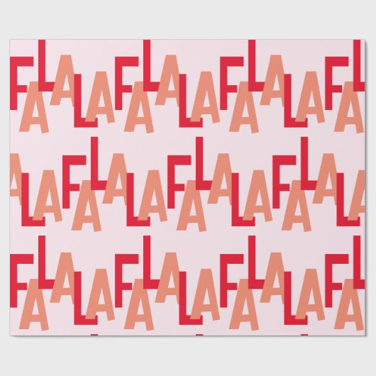 Fa La Wrapping Paper Geschenkpapier (Flach)
