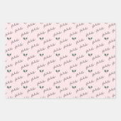 Fa La Zuhause für die Ferienstadt & Pink Retro Van Geschenkpapier Set (Vorderseite 2)