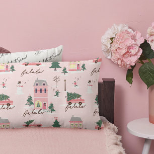 Fa La Zuhause für die Ferienstadt & Pink Retro Van Lendenkissen