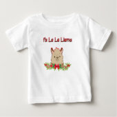 Fa-Lala Lama Baby T-shirt (Vorderseite)
