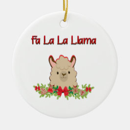 Fa-Lala Lama Keramik Ornament