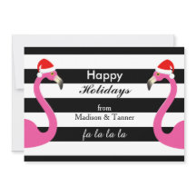 Fa-Lalala Flamingo-Feiertags-Karte