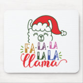Fa-Lalalala Lama-Weihnachten | Mousepad (Vorne)