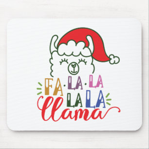Fa-Lalalala Lama-Weihnachten   Mousepad