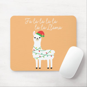 Fa Lalalalalala Llama Weihnachtsmänner Frauen Mousepad