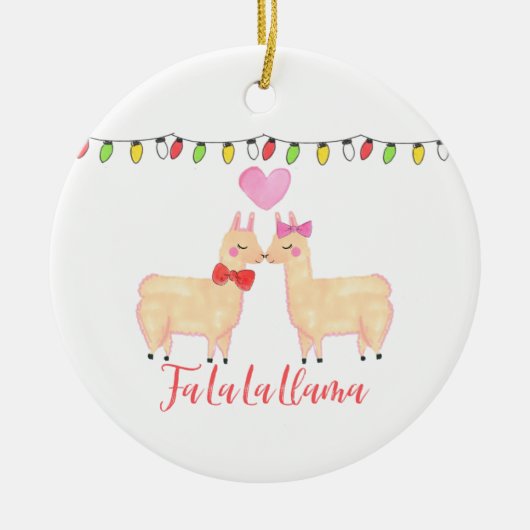 Fa-Lalalama Keramik Ornament (Vorne)