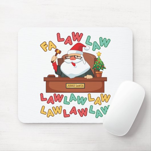 Fa Law Anwalt Weihnachtsmann Mousepad (Mit Mouse)