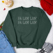Fa Law Law Funny Lawyer Joke Christmas Sweatshirt