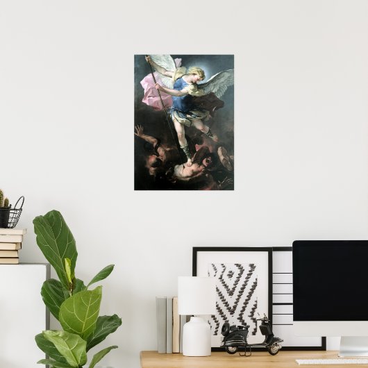 Fa Presto Saint Michael Poster (Heimbüro)