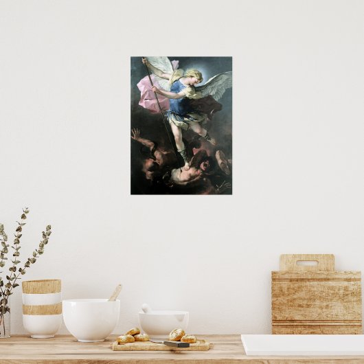 Fa Presto Saint Michael Poster (Küche)
