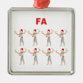Fa-Ra-Ra-Ra-Ra Ornament Aus Metall (Vorne)