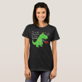 Fa Ra Ra Ra Rawr Weihnachten Funny Dinosaur mit Xm T-Shirt (Vorne ganz)
