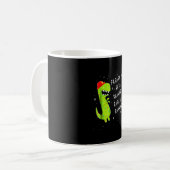 Fa Ra Raaawr T Rex Dinosaur Firefighter Christm Kaffeetasse (Vorderseite Links)