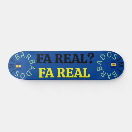FA REAL ? 19,7cm Skateboard Deck (Horizontal)