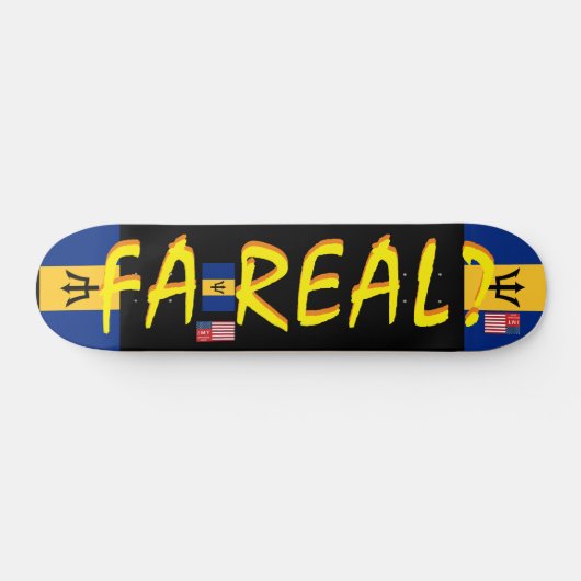 FA REAL JMT BARB 7 3/4" Skateboard Deck (Horizontal)