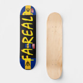 FA REAL JMT BARB 7 3/4" Skateboard Deck (Vorderseite)