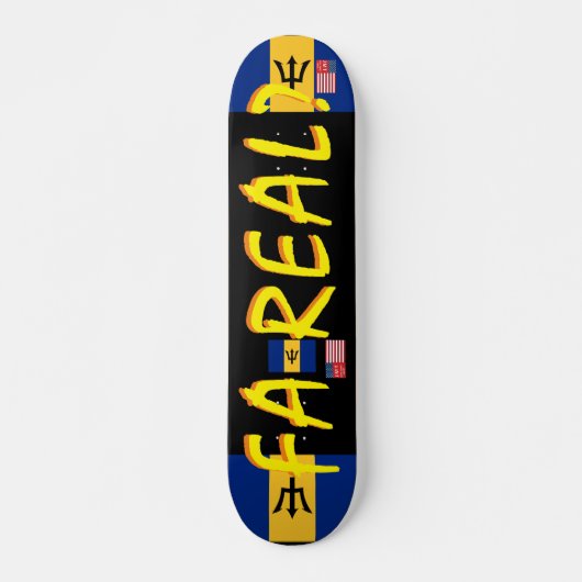 FA REAL JMT BARB 7 3/4" Skateboard Deck (Vorne)