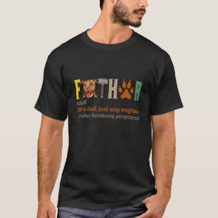 Fa thor Pitbull Hund Substantiv Wie ein Vater nur T-Shirt