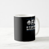 FAA Bundesstaatliche Luftfahrtbehörde Shirt Funny  Kaffeetasse (VorderseiteRechts)