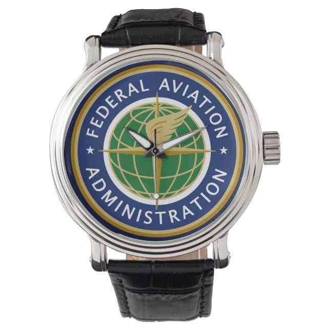 FAA bundesstaatliche Luftfahrtverwaltung Armbanduhr (Vorderseite)