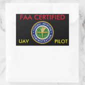 FAA CERTIFIFIFIFIFIFIED DRONE STICKER (Tasche)