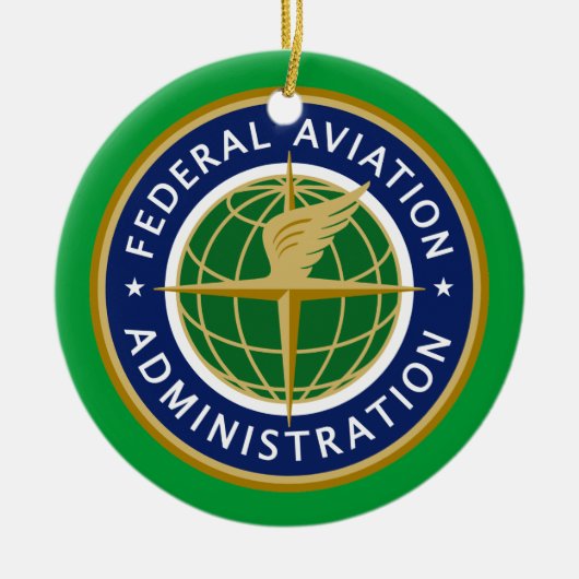 FAA Custom Christmas Ornament (Vorne)