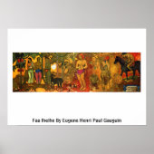 Faa Iheihe By Eugene Henri Paul Gauguin Poster (Vorne)