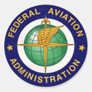 FAA INSIGNIA ROUND RUNDER AUFKLEBER
