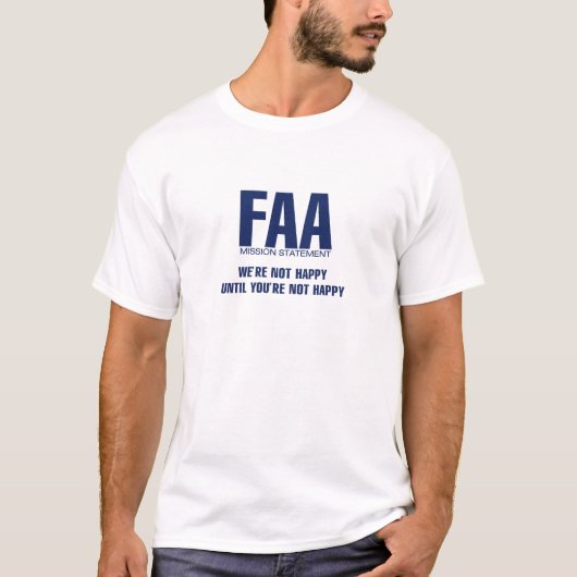 FAA Leitspruch T-Shirt (Vorderseite)