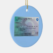 FAA Pilot Keramik Ornament (Rechts)