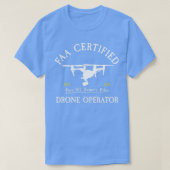 FAA-Pilotprogramm für zertifizierte Drohne T-Shirt (Design vorne)