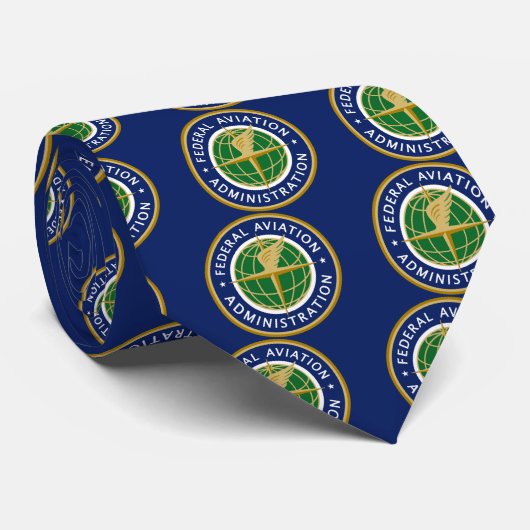 FAA Shield Necktie Krawatte (Gerollt)