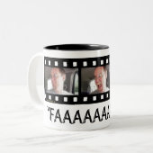 "FAAAAKT! " ZWEIFARBIGE TASSE (Vorderseite Links)