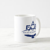 FAAAR-Logo auf der Tasse. Kaffeetasse (VorderseiteRechts)