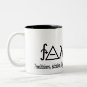 FAACT atheistische Gruppe coffe Tasse (Links)