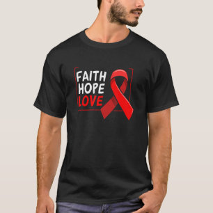 Faalth Hope World AIDS Day Awareness Daisy Blume R T-Shirt