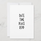 FAB "40."-PARTY EINLADUNG (Rückseite)