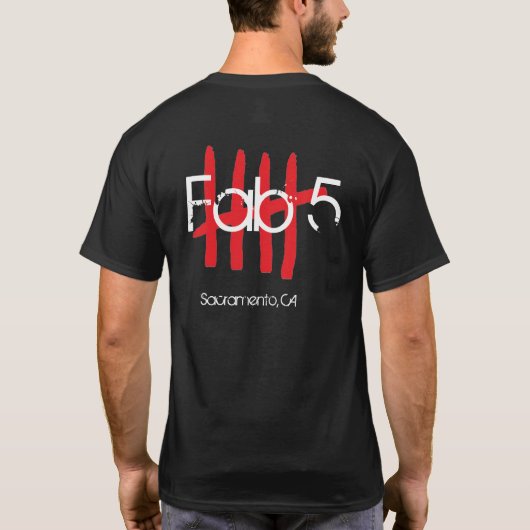 FAB 5 SHIRT (Rückseite)