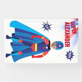 Fab Birthday Superhero USA Atemberaubend Boy Phant Banner