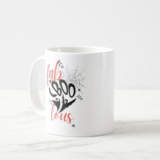 Fab-Boo-Lack Kaffeetasse (Vorderseite Links)
