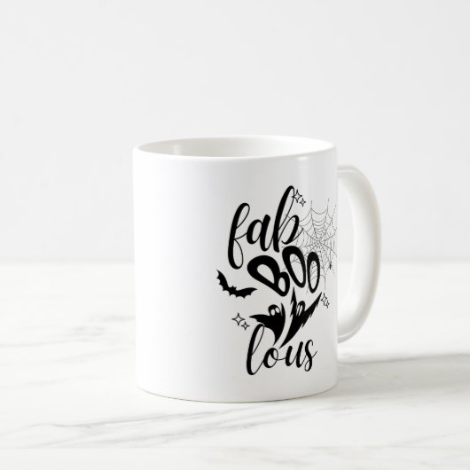 Fab-Boo-Lack Kaffeetasse (VorderseiteRechts)