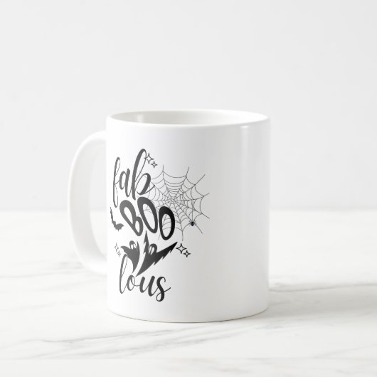 Fab-Boo-Lack Kaffeetasse (Vorderseite Links)