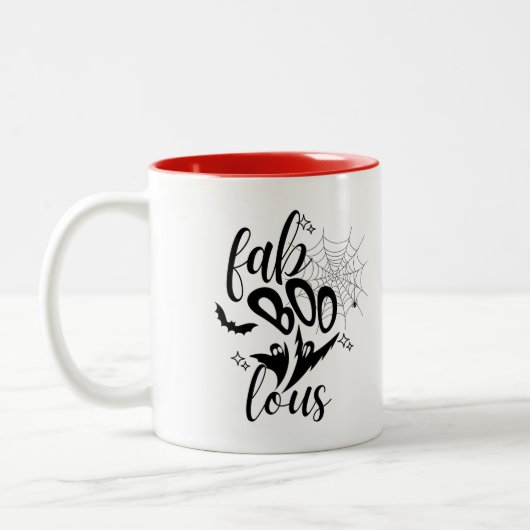 Fab-Boo-Lack Zweifarbige Tasse (Links)
