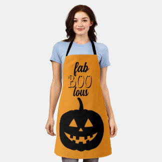 FAB BOO LOOSER Halloween-Kürbis Schürze