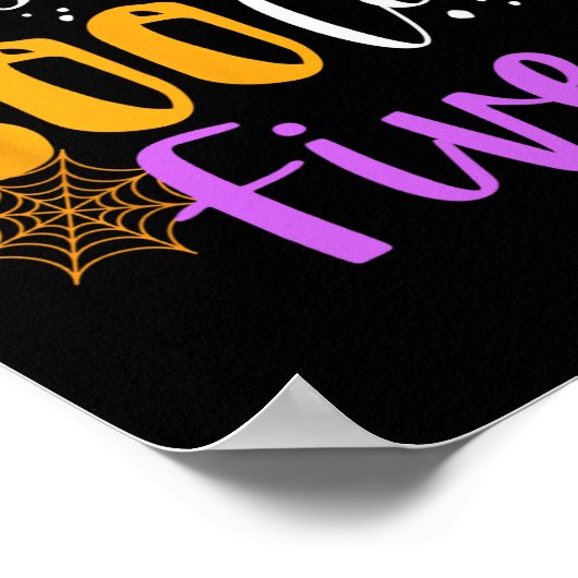 Fab Boo Lous 5 Jahre Old Ghost Boo Halloween 5. Poster (Ecke)