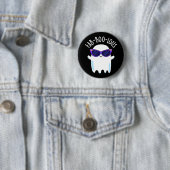 Fab-Boo-Lous Funny Ghost Pun Dark BG Button (Beispiel)