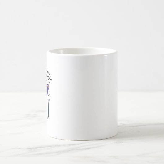 Fab-Boo-Lous Funny Ghost Pun Kaffeetasse (Mittel)